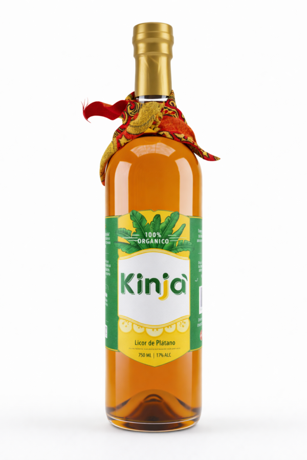 Kinja' | Licor De Plátano Artesanal 750 ml