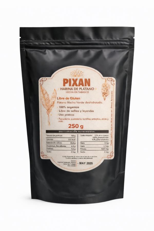 Pixan | Harina de plátano para todo uso 250 grs