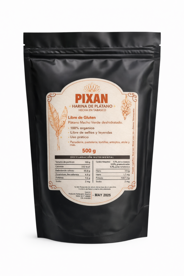 Pixan | Harina de plátano para todo uso 500 grs