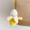 Llavero de peluche de plátano